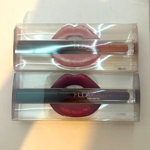 Huda Beauty Demi matte cream lipstick bundle